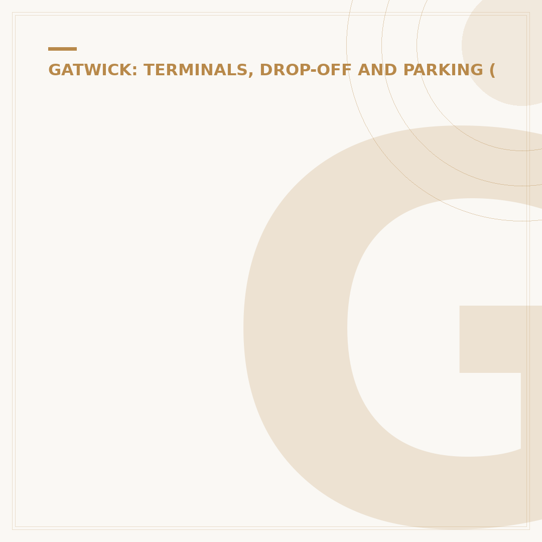 Gatwick Airport South Terminal Pick-Up