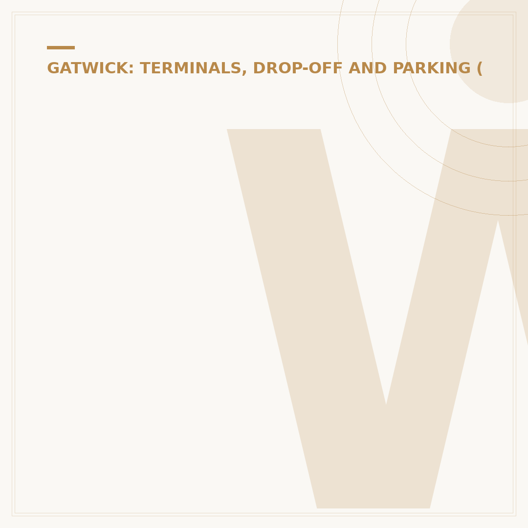 Which Gatwick Terminal Does Thy Airline Use?