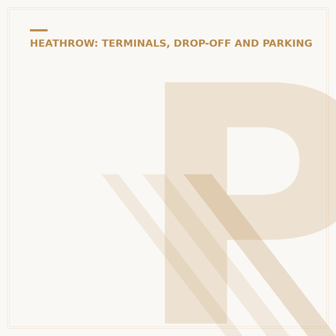 Pay for Heathrow Terminal 4 Drop-Off Online