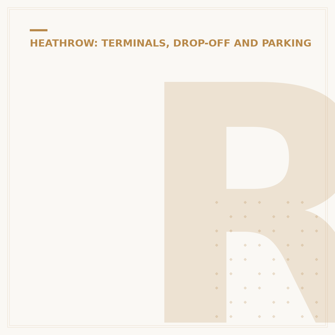 Restaurants at Heathrow Terminal 3