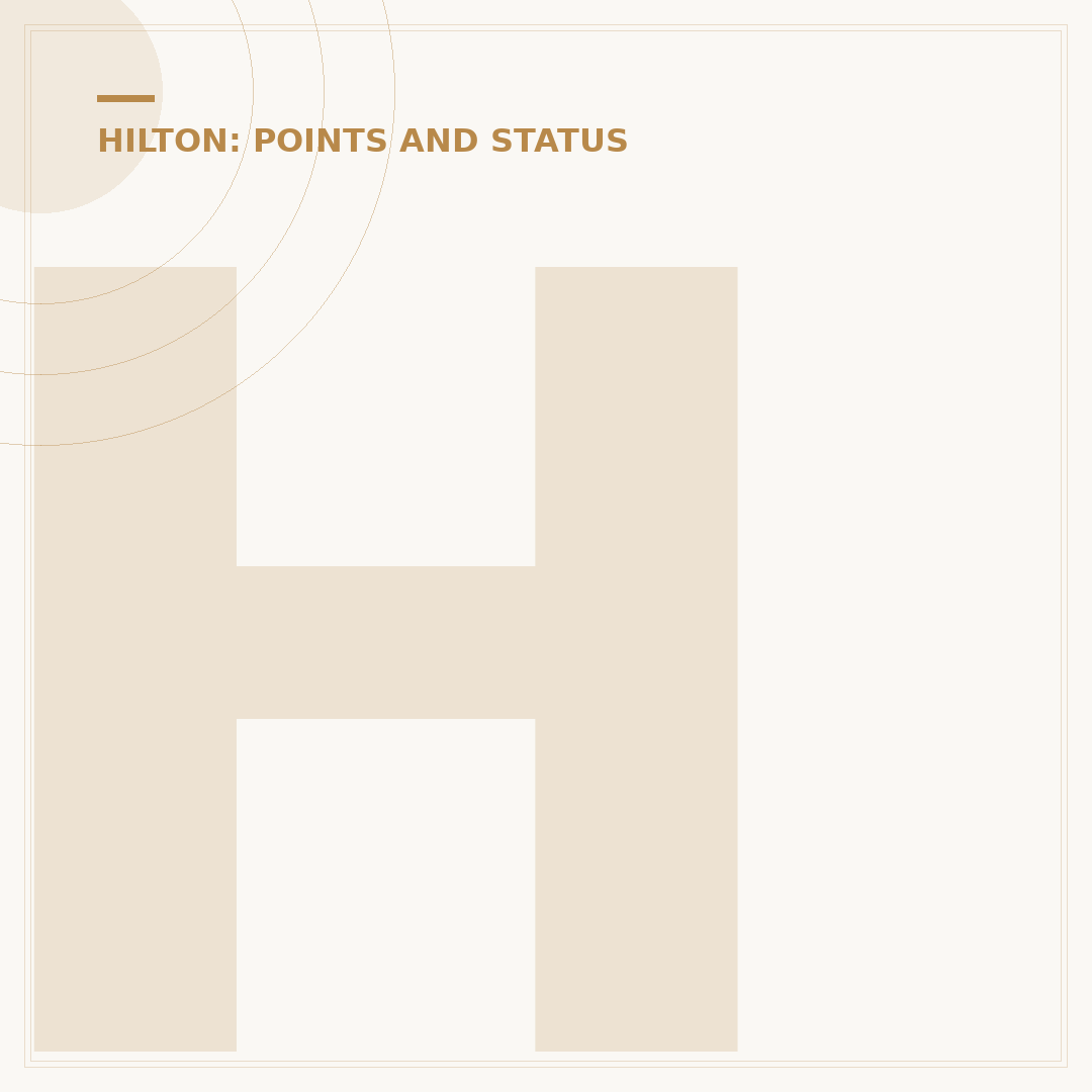 Hilton Honors Points: Maximising Loyalty Value