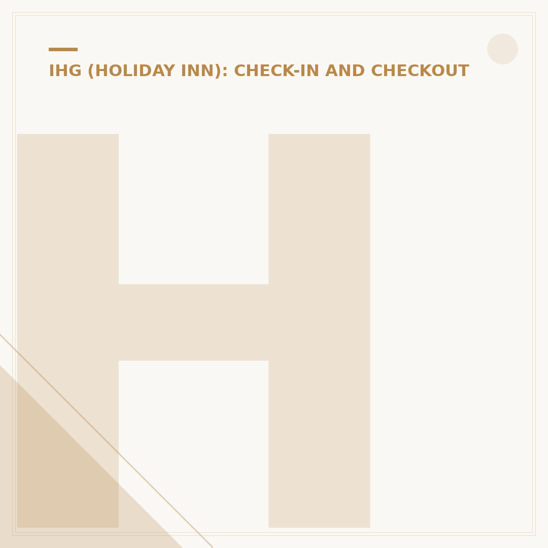 Holiday Inn Express Check In Time: Standard Policy Explained