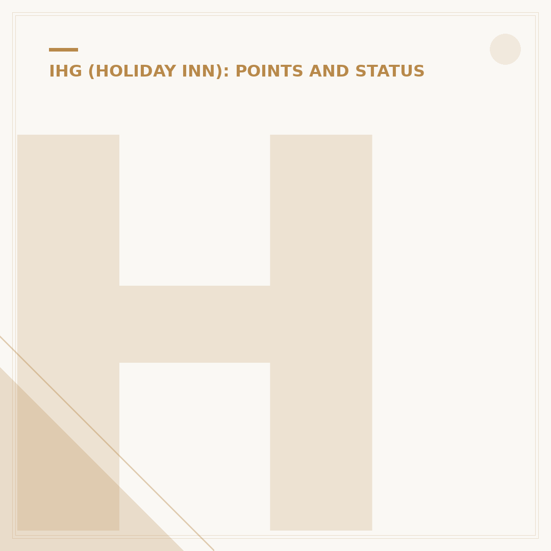 Holiday Inn Rewards: IHG One Rewards Explained