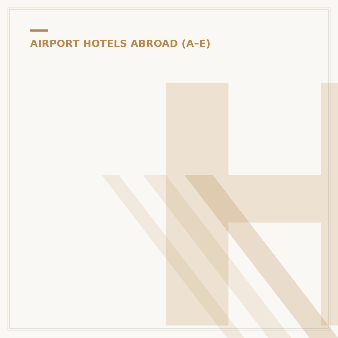 Hotels at DXB Airport