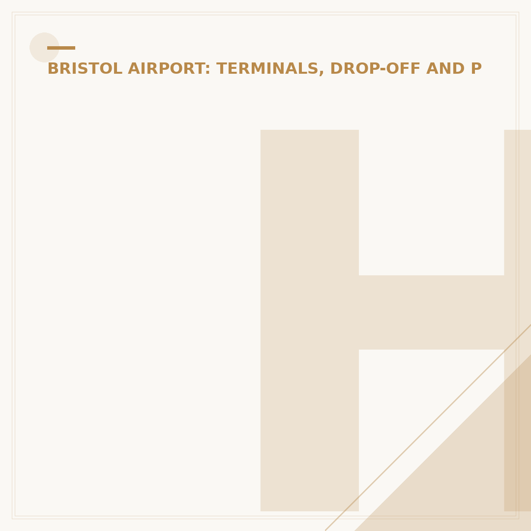 How Many Terminals Are at Bristol Airport?