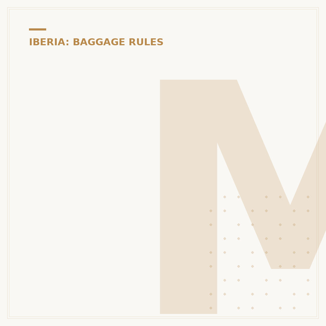 Managing Iberia Lost Baggage: Recovery Protocols