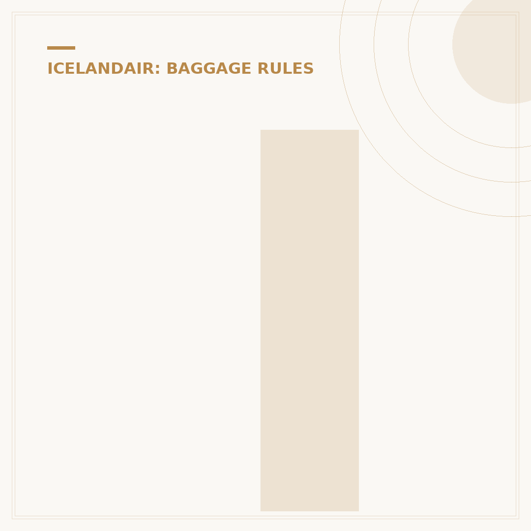 Icelandair Baggage Information: A Technical Overview