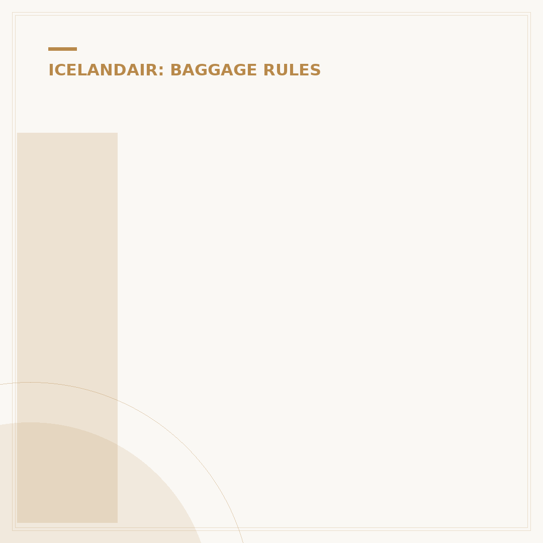 Icelandair Baggage Restrictions: A Strategic Review