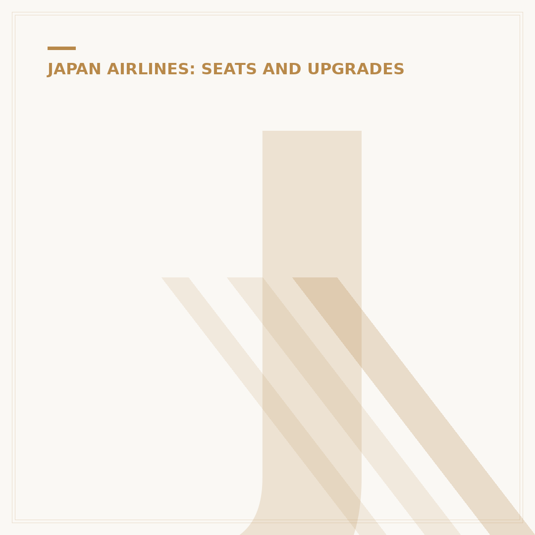 Japan Airlines B787 Business Class Cabin Review