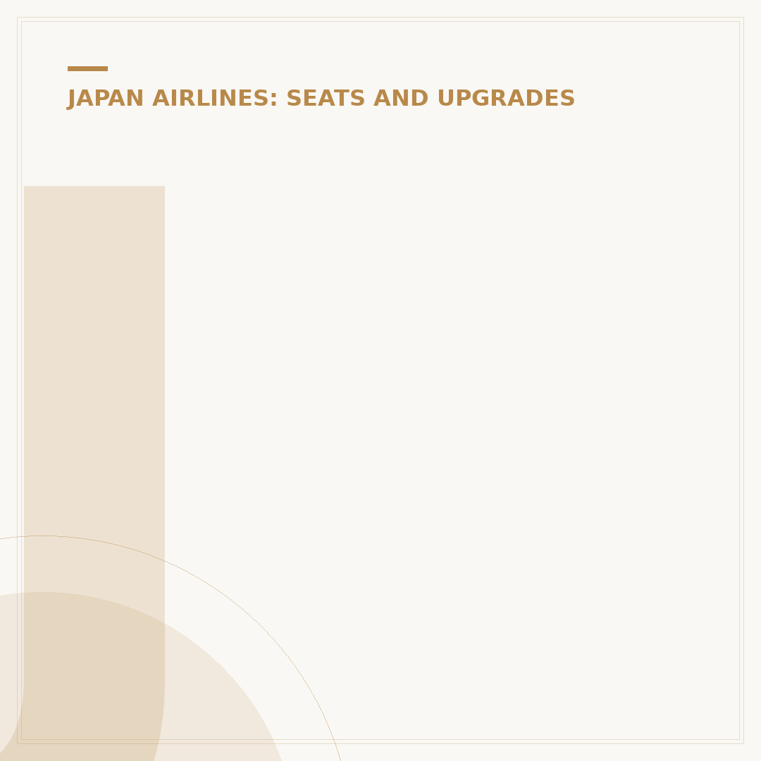 Japan Airlines First Class: An In-Depth Overview