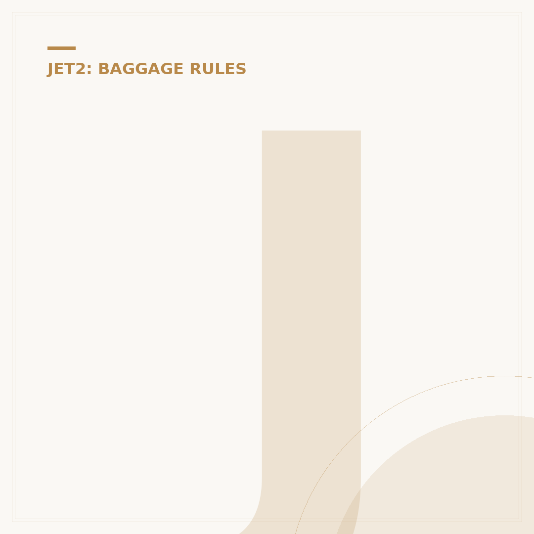 Jet2 Underseat Bag