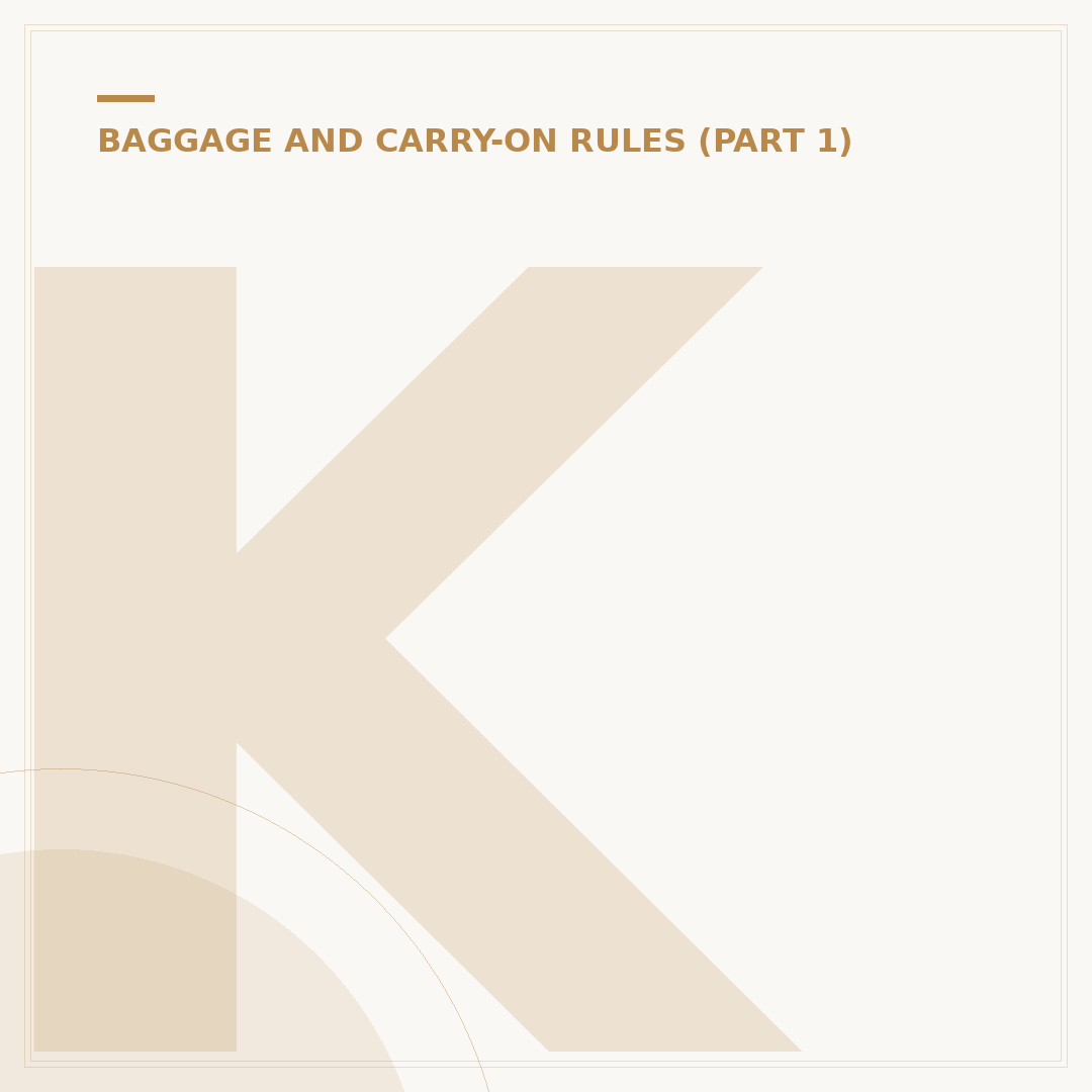 Kenya Airways Baggage Allowance: Checked & Cabin Rules