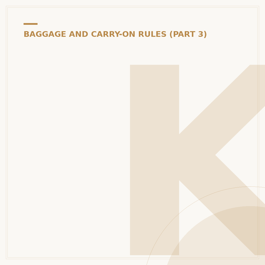 Kenya Airways Weight Limit: Checked & Cabin Baggage Rules