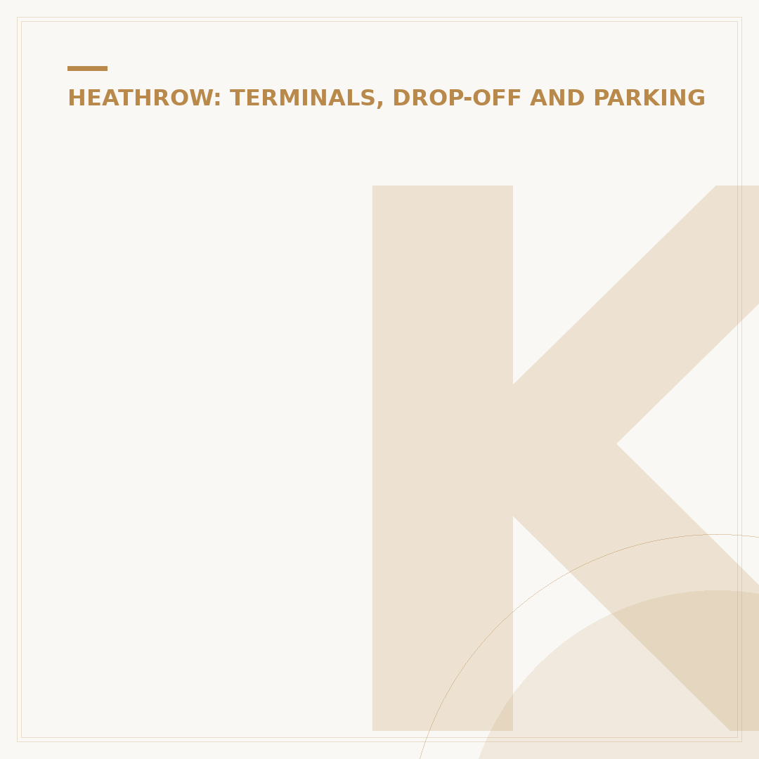 KLM Terminal at Heathrow Airport