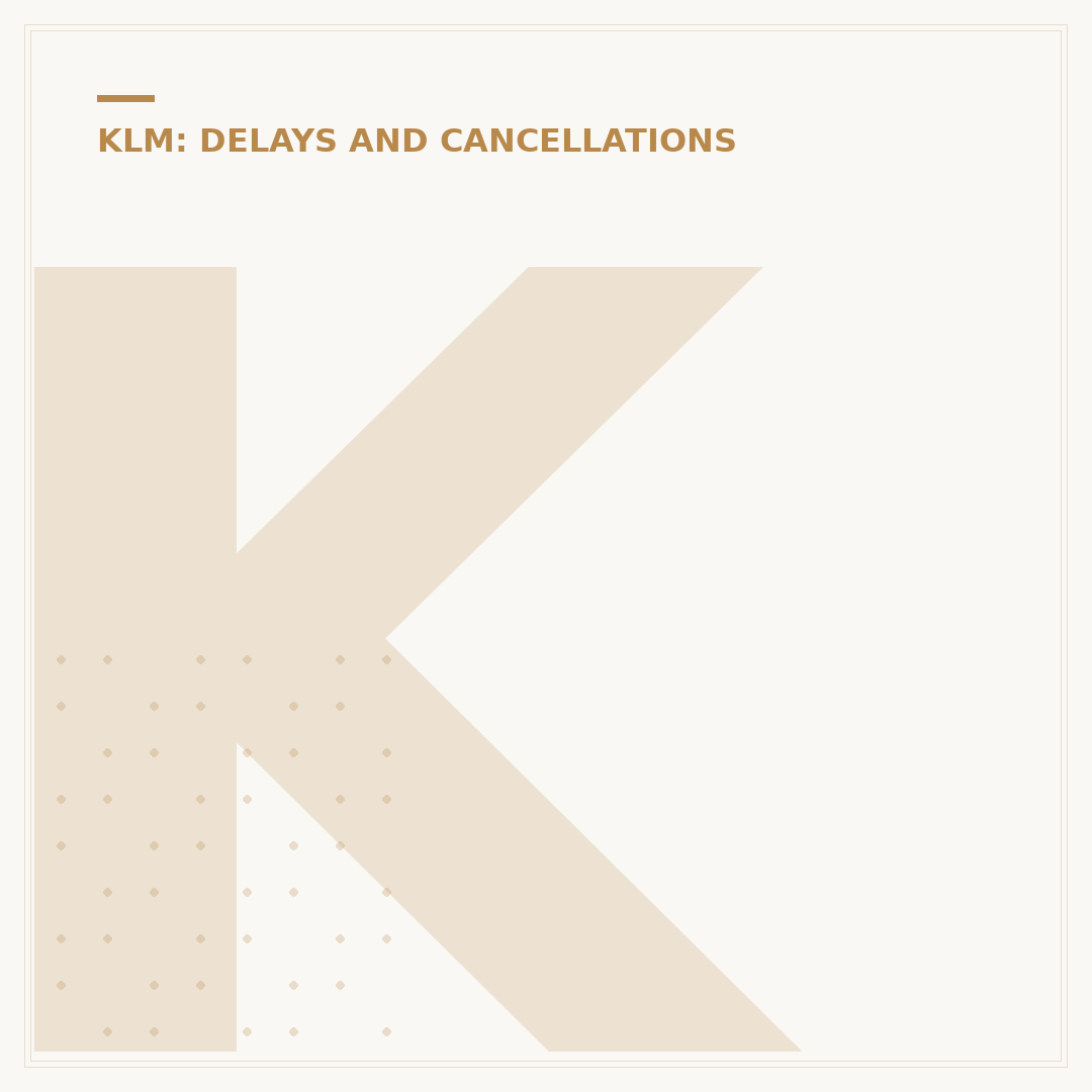 KLM Flight Cancellations to Middle East Extended Until June