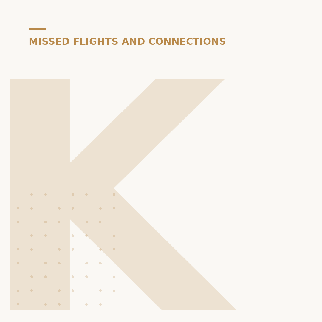 KLM Missed Flight: What Happens and Your Options