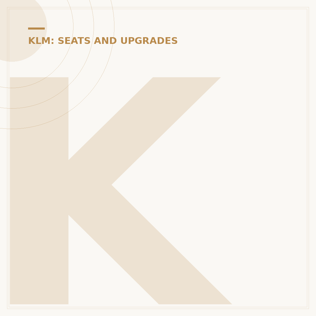 KLM Tourist Class: What to Expect on Your Flight
