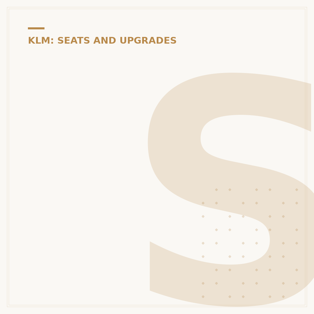 Securing a KLM Upgrade: Options and Eligibility Criteria