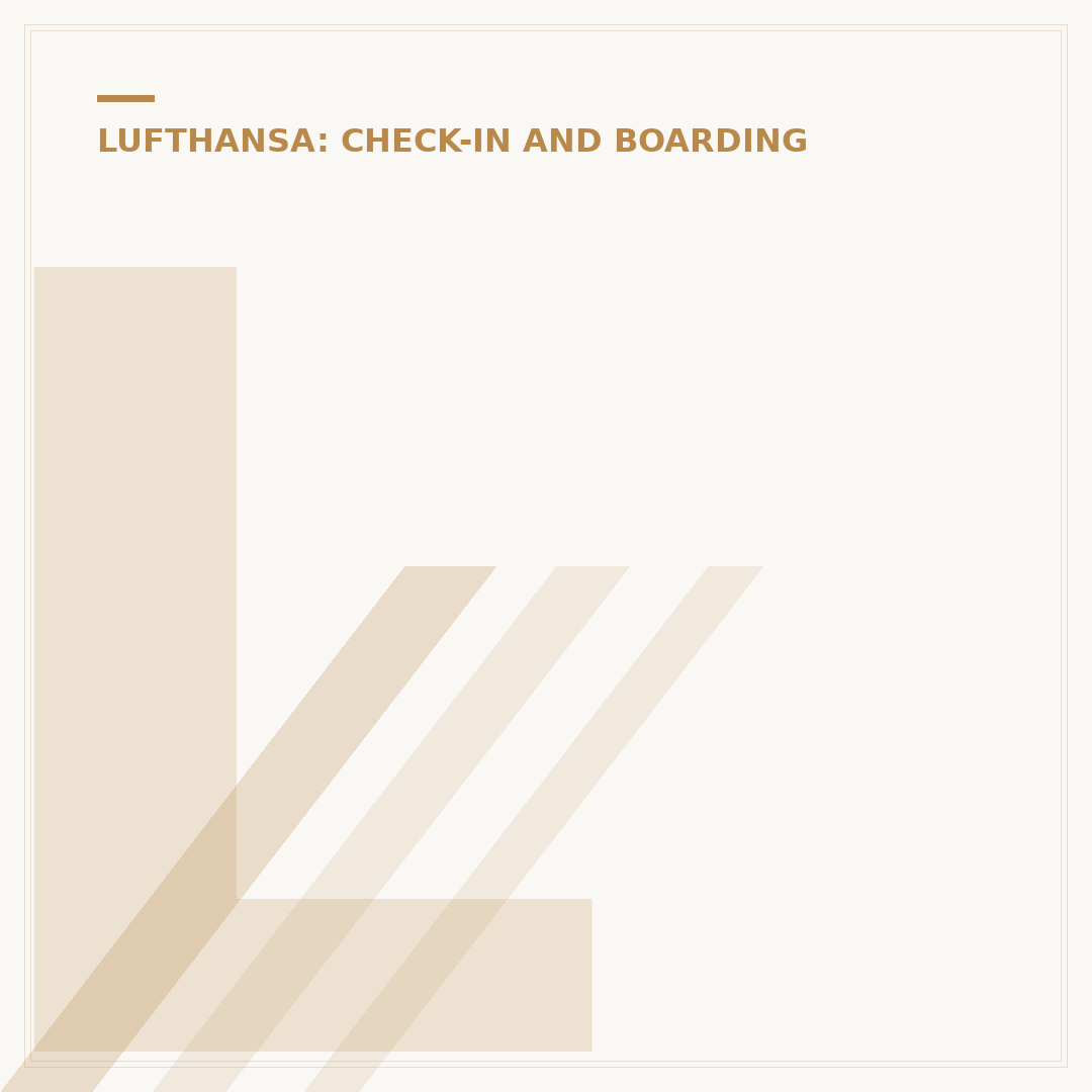 Lufthansa Airlines Web Check-In