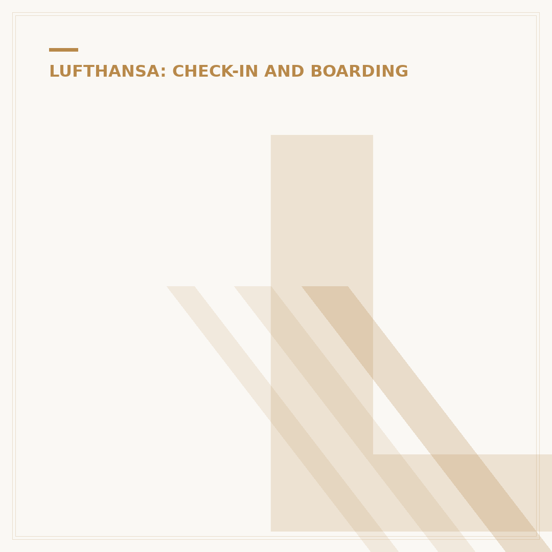 Lufthansa Check In Time Online: How to Manage Flights