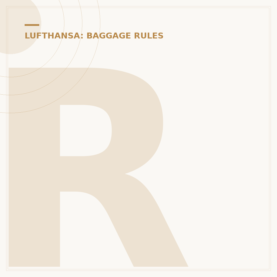 Resolving Lufthansa Lost Found Baggage Claims