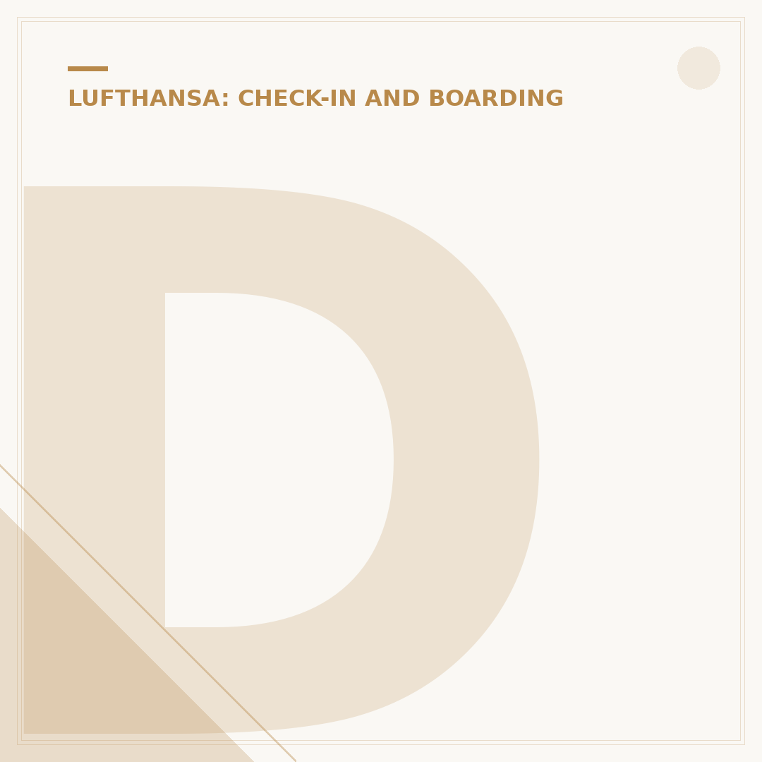 Deutsche Lufthansa Online Check-in