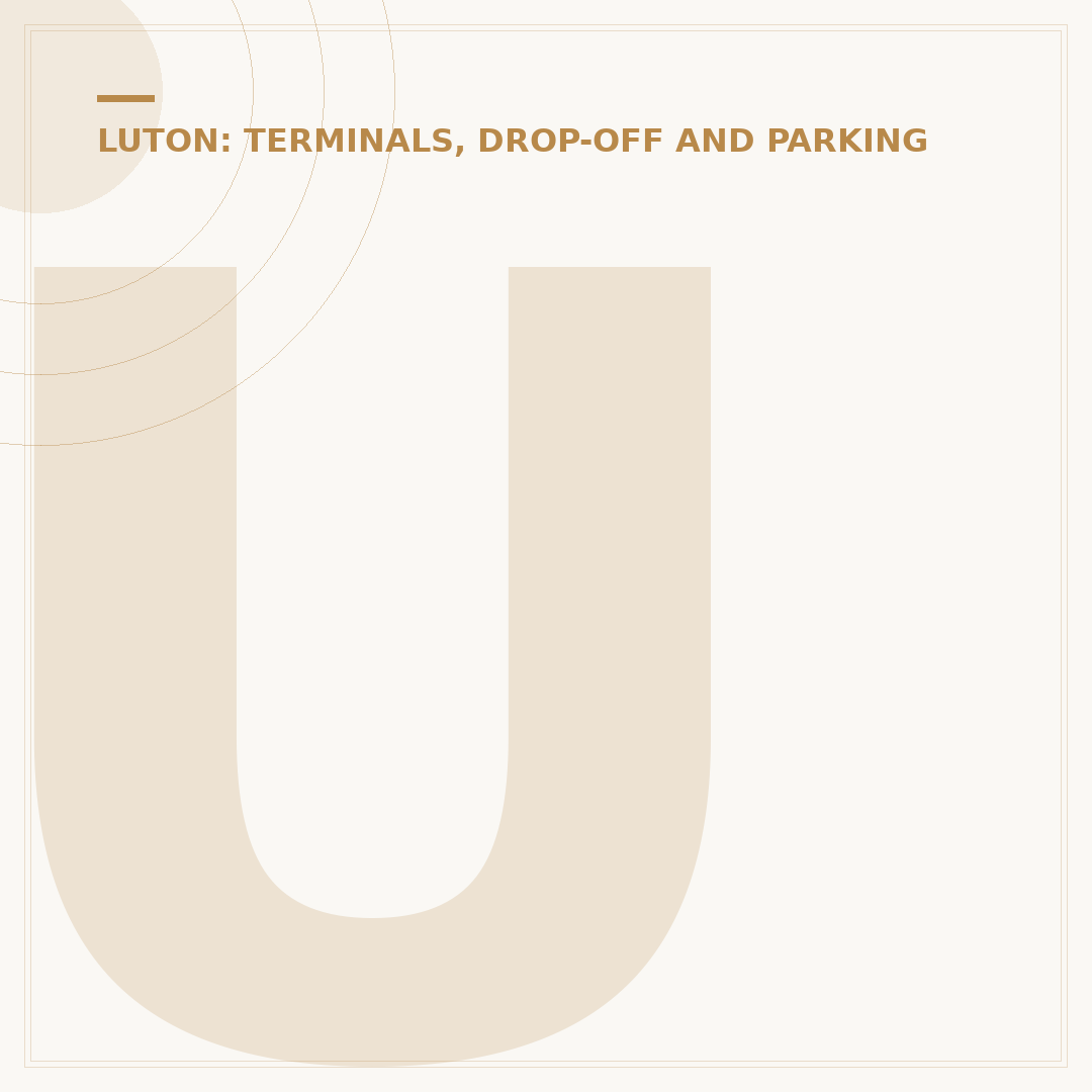 Using the Luton Airport Drop Off Zone