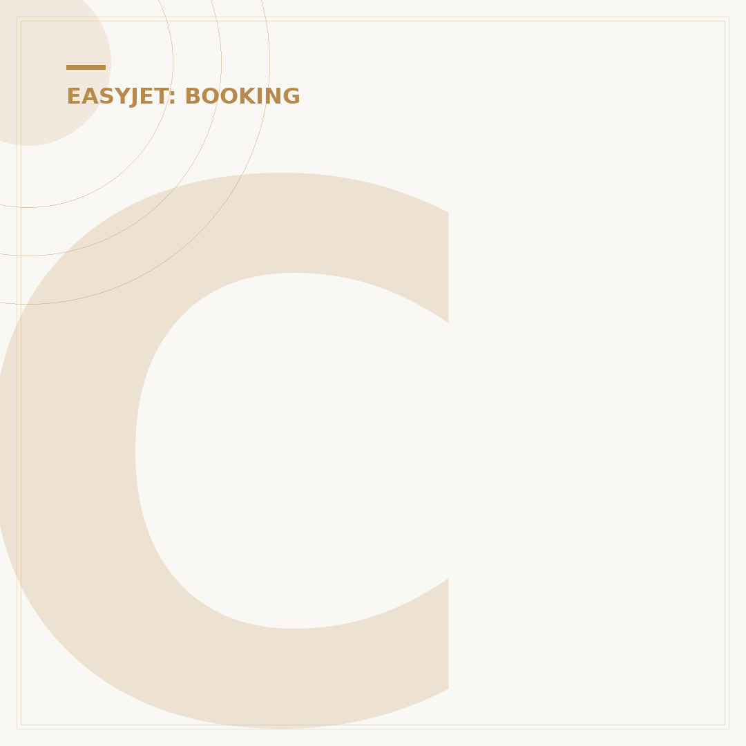 Cancelling an EasyJet Booking