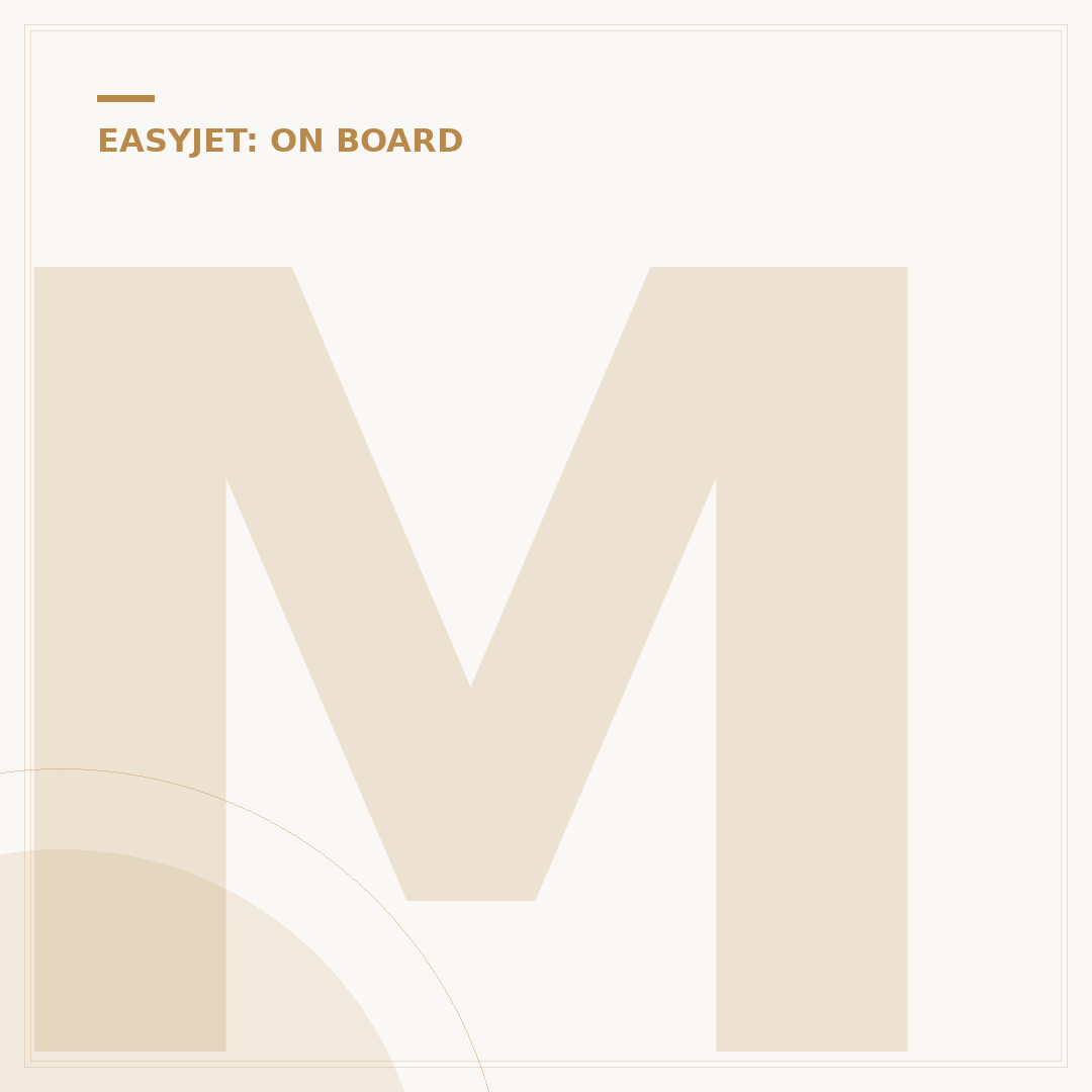 Managing Meals on EasyJet Flights and Catering
