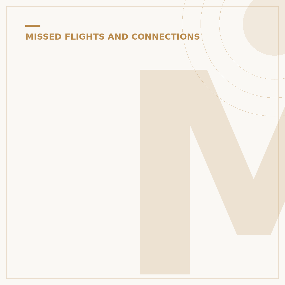 Missed Flight Compensation: Your Legal Rights Explained