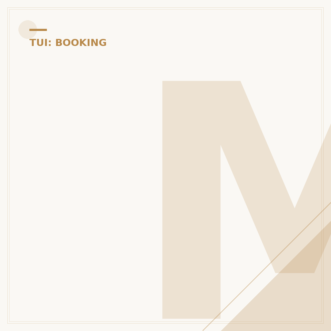 Manage My TUI Booking: Access and Update Holiday Details