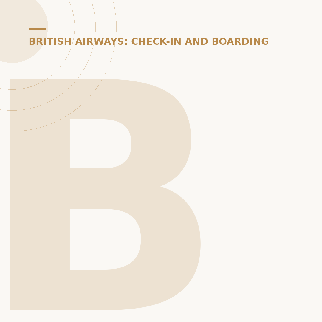 British Airways Online Web Check-In