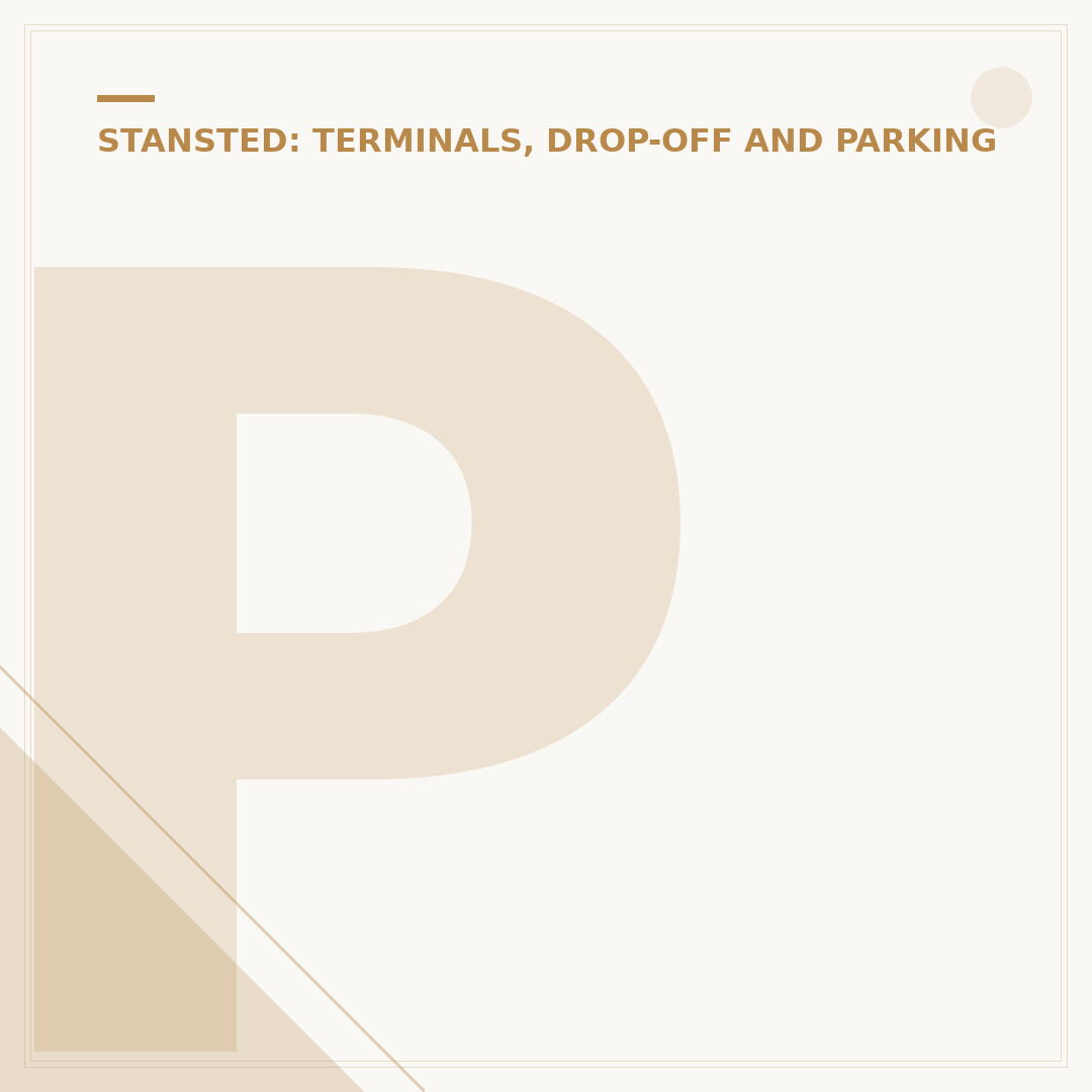 Pay Stansted Airport Drop Off Charge Efficiently