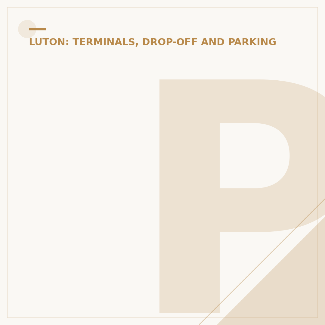 Paying the Luton Airport Drop-Off Charge Correctly