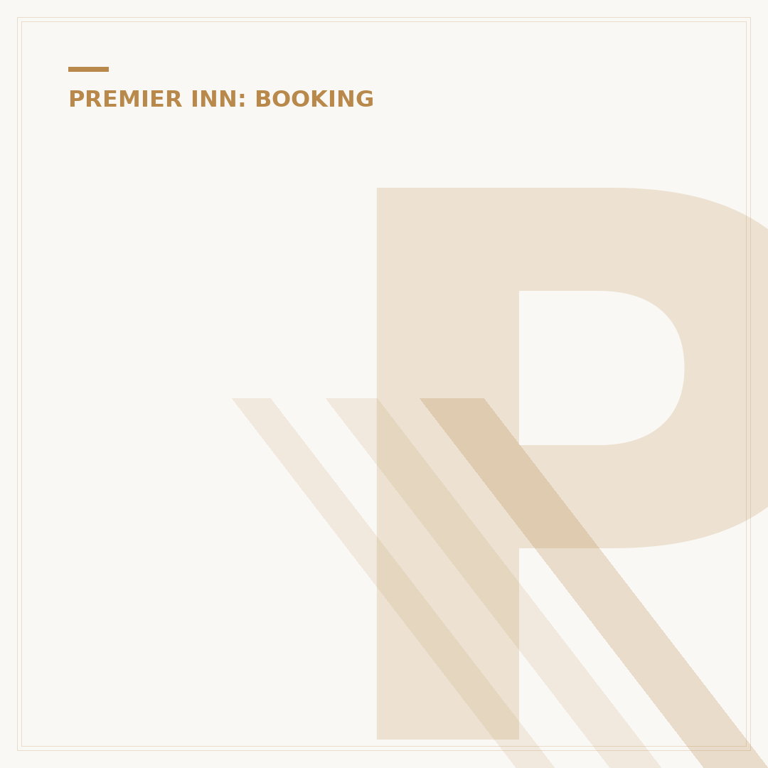 Premier Inn Booking Line