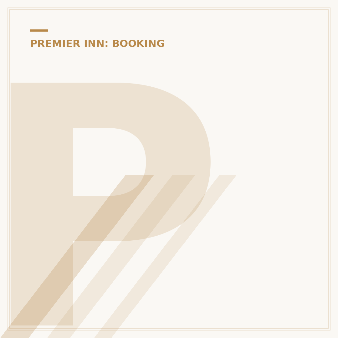 Premier Inn Booking Online