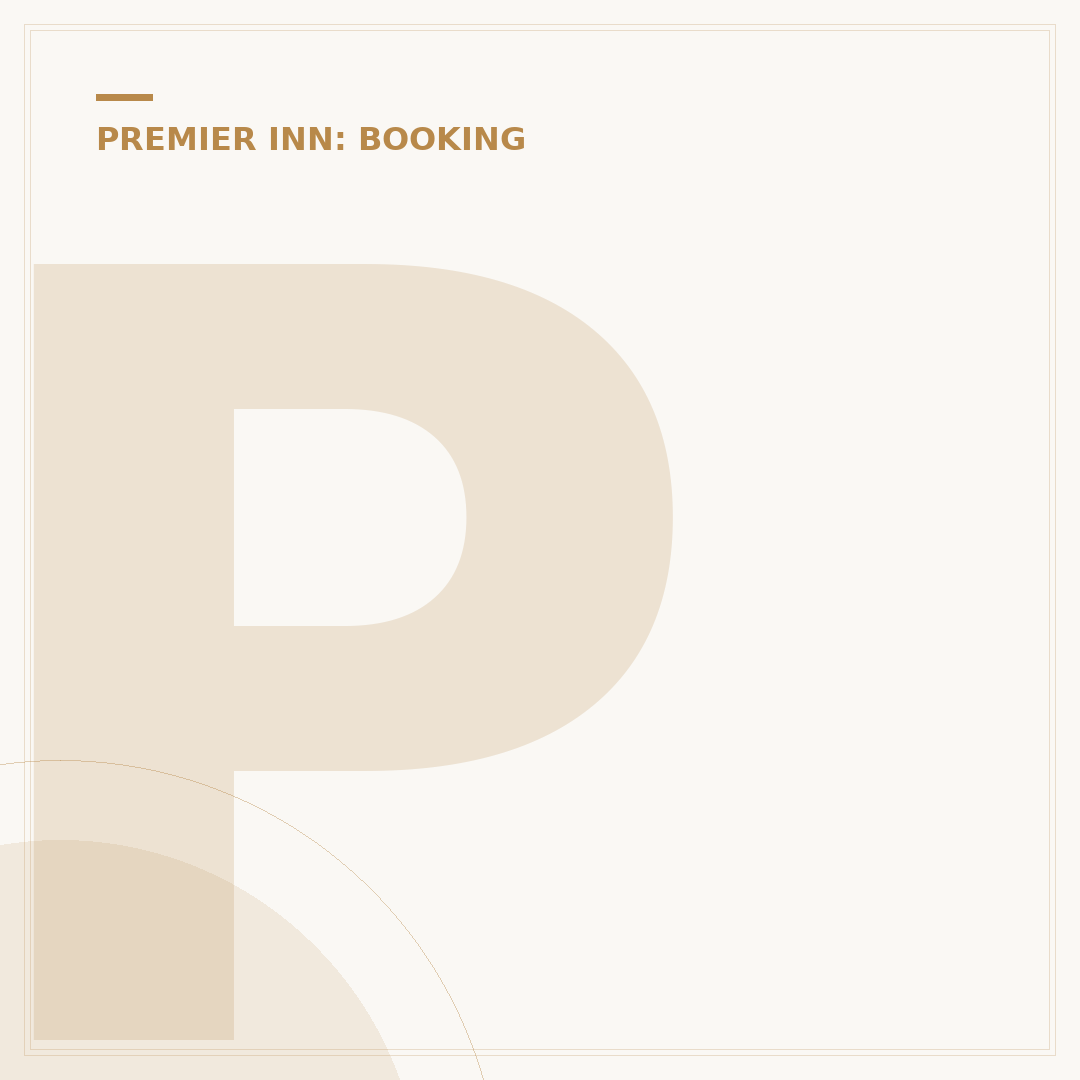Premier Inn Booking Ref: Find & Manage Your Stay