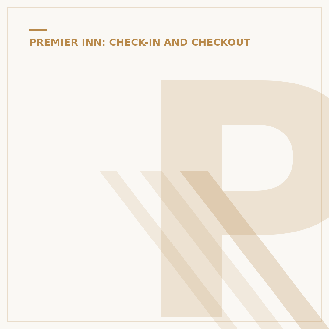 Premier Inn Hub Check-Out Time