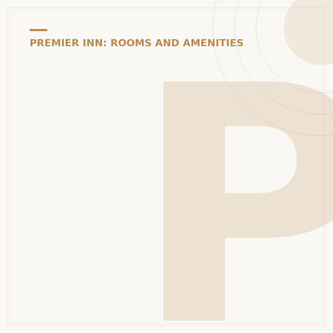 Premier Inn Room Specifications