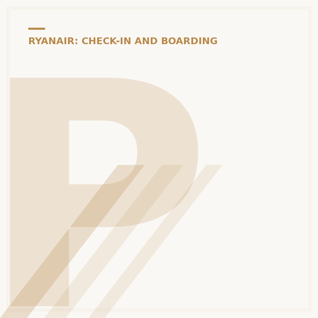 Print Off Ryanair Boarding Passes: The Process