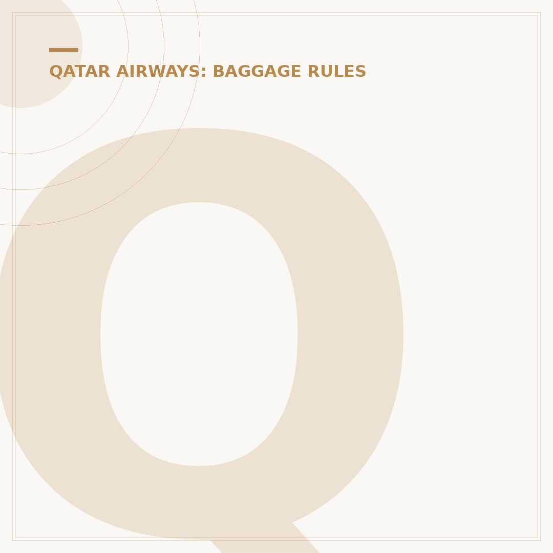 Qatar Airways Baggage Allowance Size