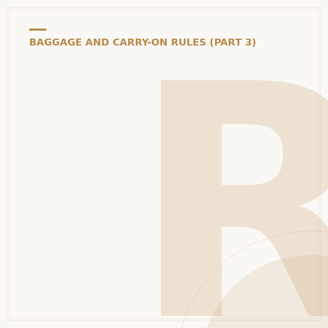 Rock Cabin Bag: Navigating Carry-On Luggage Specifications