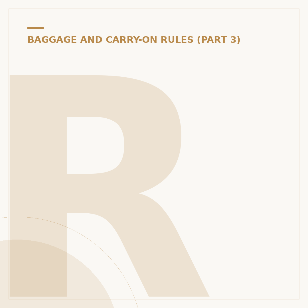Royal Air Maroc Baggage Limits