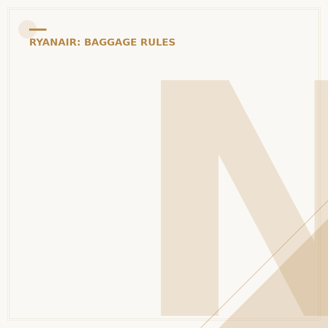 Navigating Ryanair Baggage Fees Complaints and Policies
