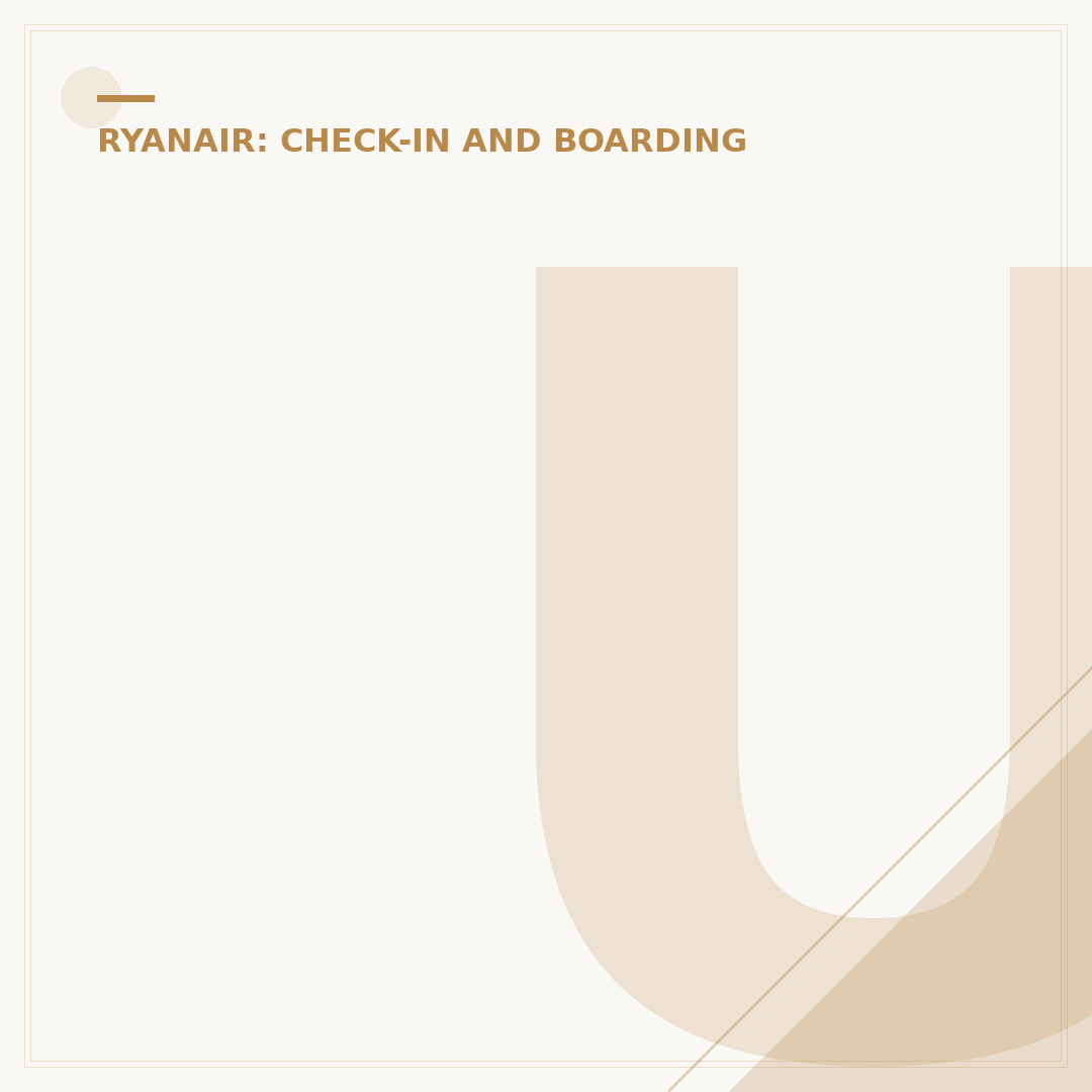 Understanding Ryanair Check-In Time Before Flight