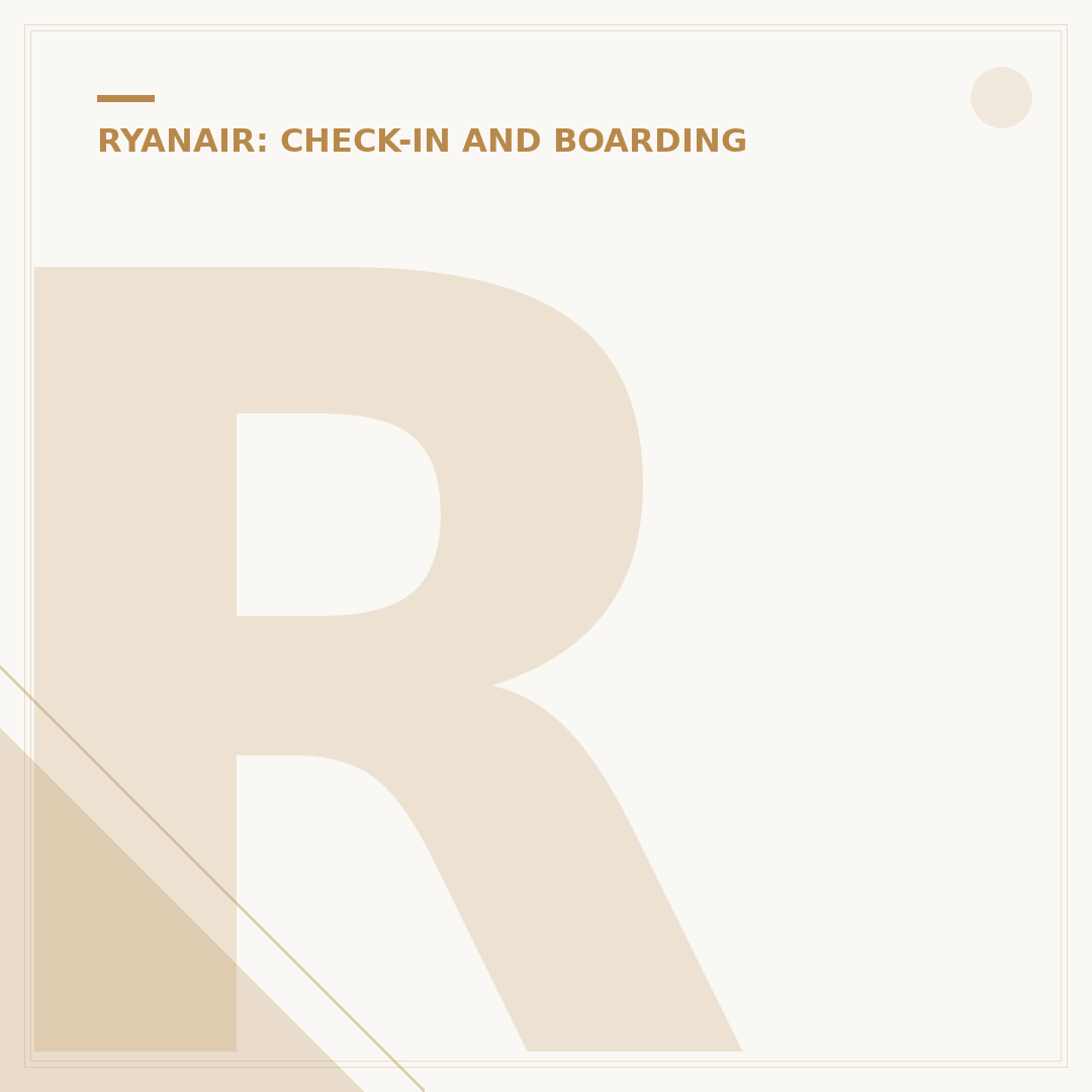 Ryanair Check In Time Online: Managing Your Flight Window