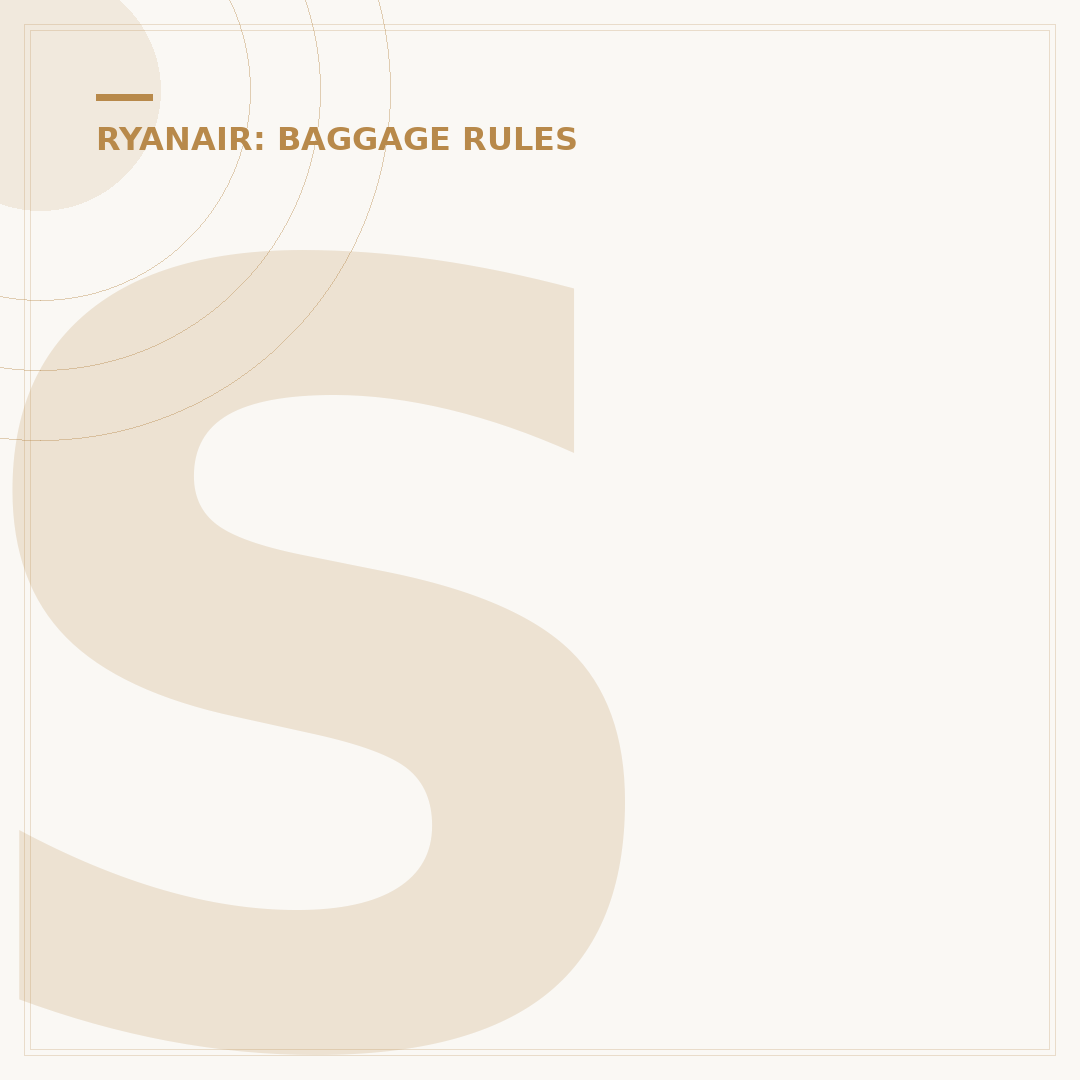 Selecting Ryanair Compatible Cabin Bags Correctly