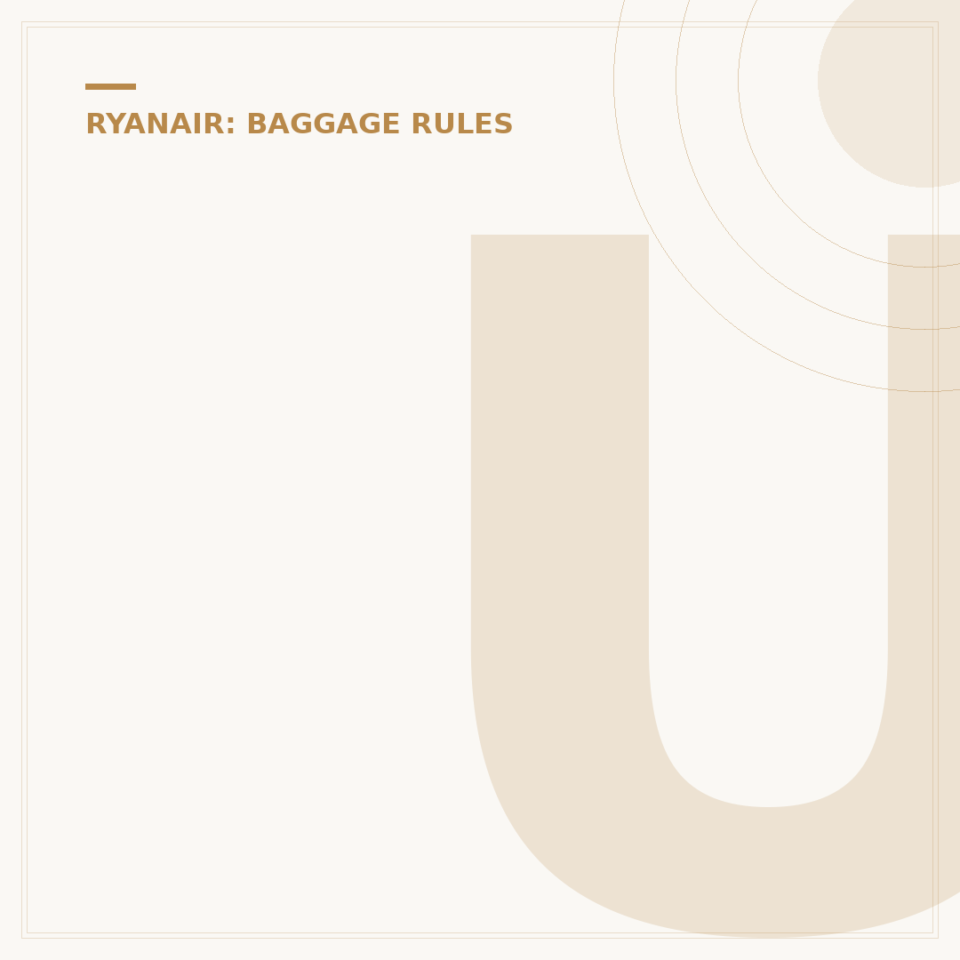 Understanding Ryanair Hand Luggage Weight Restrictions