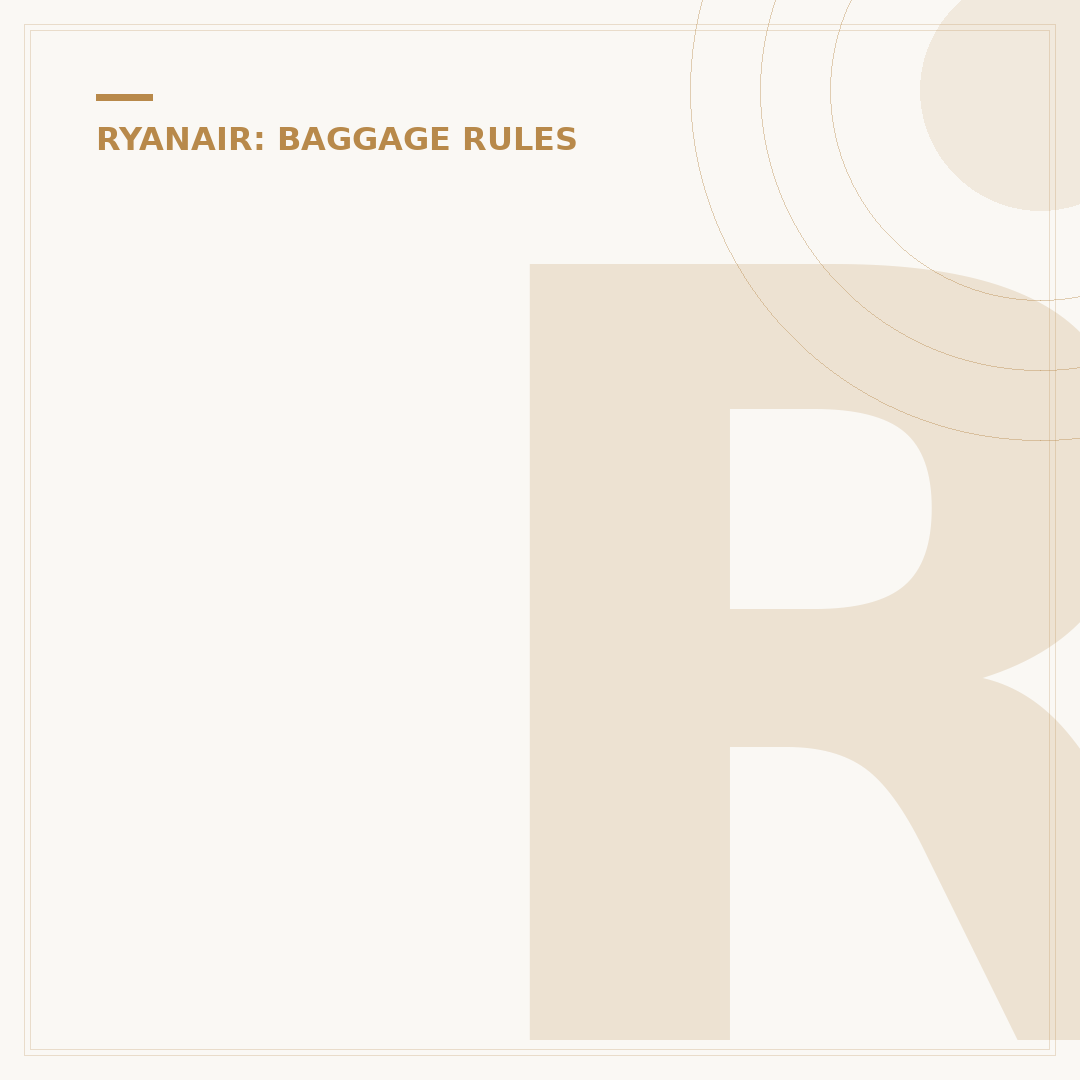 Ryanair Luggage Issue: Navigating Cabin Bag Rules