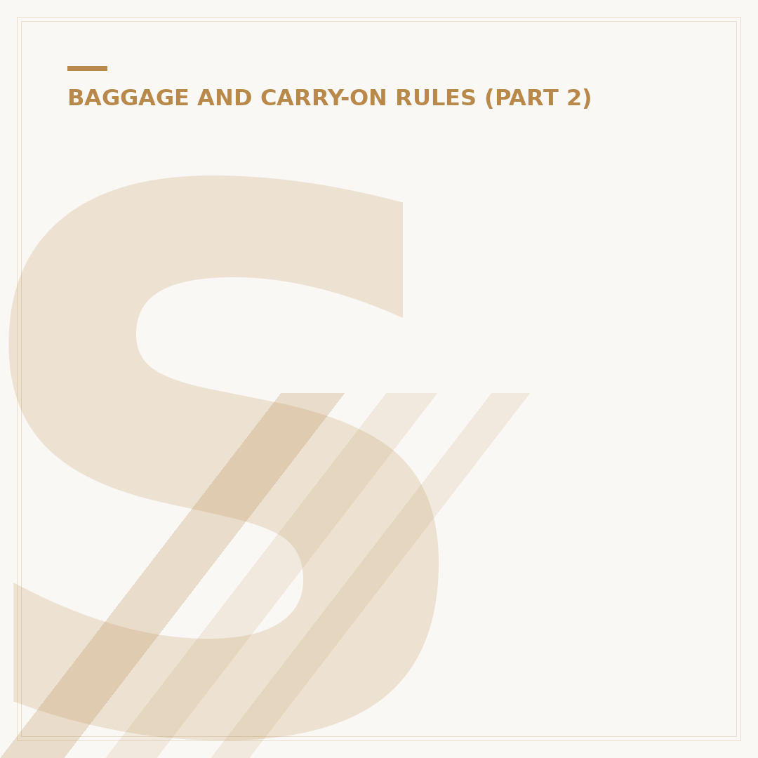 SAS Scandinavian Airlines Baggage Allowance